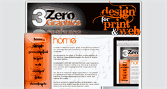 Desktop Screenshot of 3zerographics.com